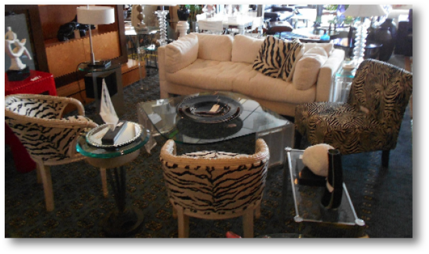 Fantastic Zebra Styled Living Room Collection